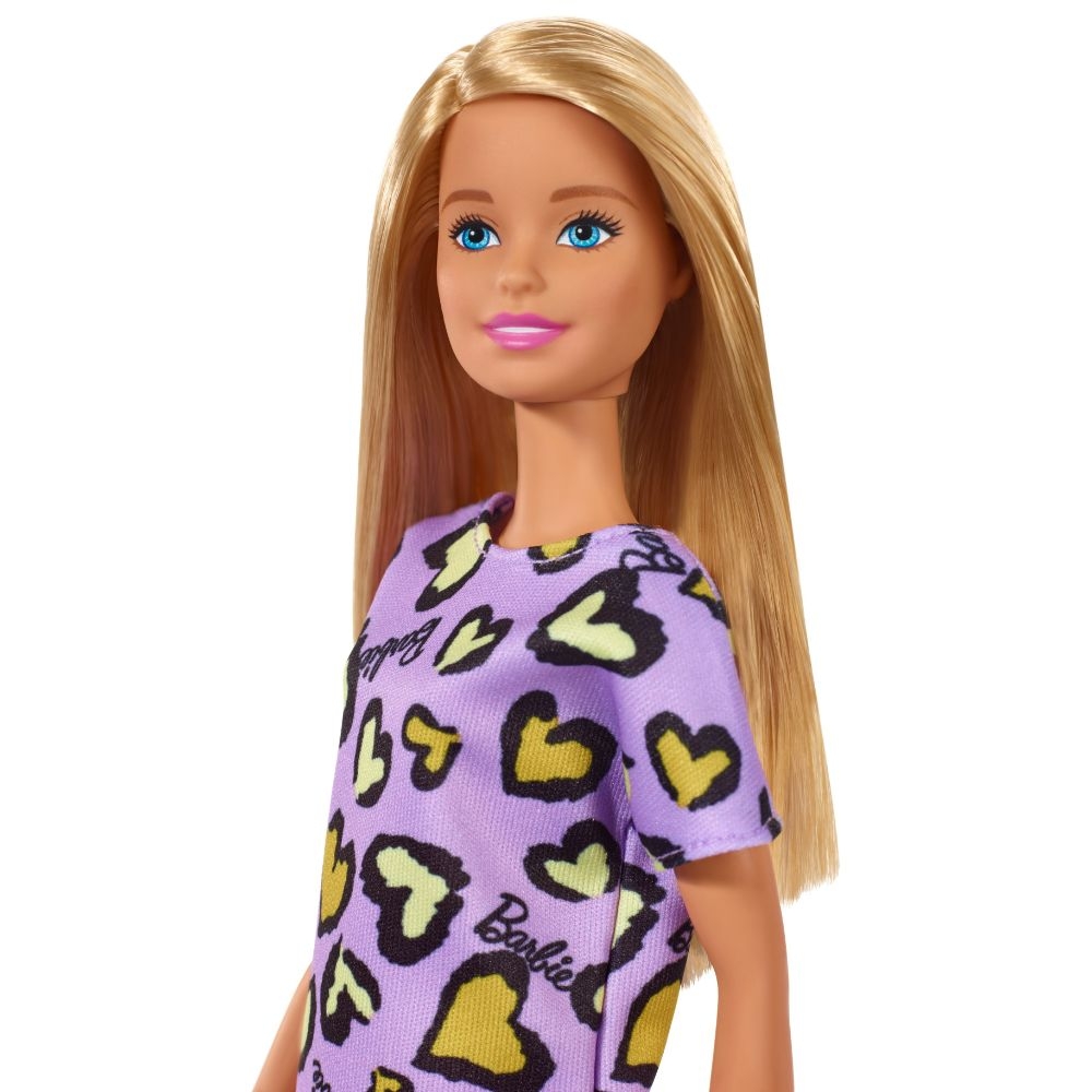 Barbie Bambola con Capelli Biondi ed abito classico Viola - MammacheShop