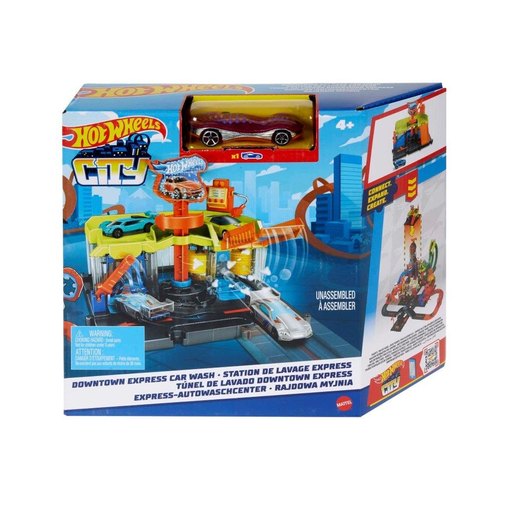 Hot Wheels – City Parcheggio Urbano Playset con 1 Macchinina, Si