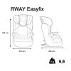 Seggiolino Auto per bambini Rway EasyFix Disney Luxe Princess gruppo 2/3  (15-36kg)