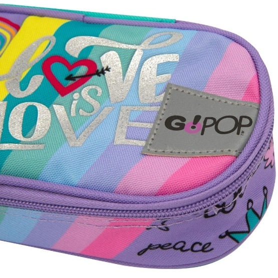 ASTUCCIO SCUOLA OVALE tinta unita love therapy bambina portapenne rosa 1  zip EUR 20,90 - PicClick IT