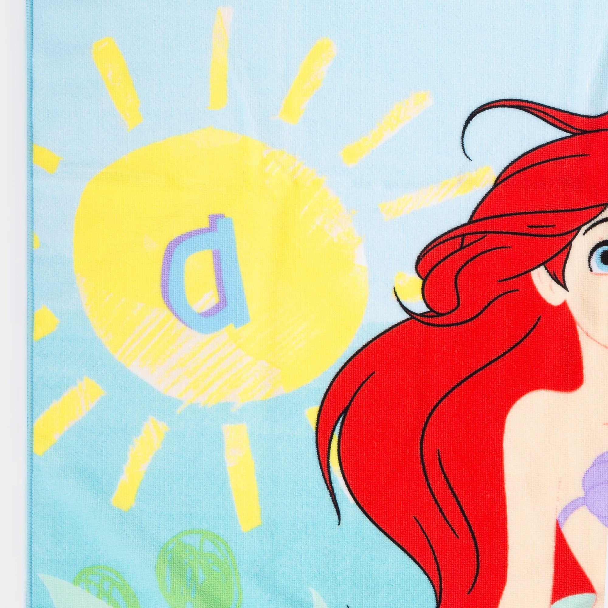 Telo Bagno e Mare in Microspugna Ariel Principesse Disney - MammacheShop