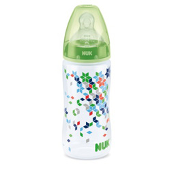 NUK First Choice Biberon Pp 300Ml Tett. Silicone Misura 1 Foro M -  MammacheShop