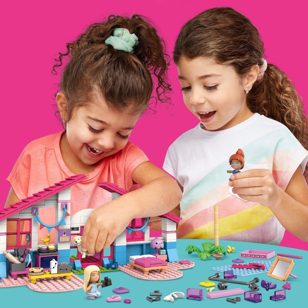 Mega Construx Barbie Casa di Malibu 303 Mattoncini da Costruzione -  MammacheShop