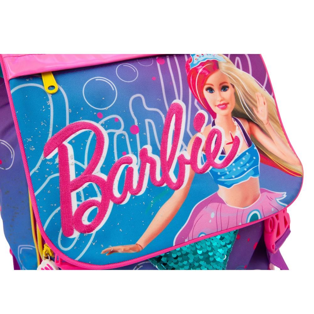 Zaino scuola estensibile Barbie