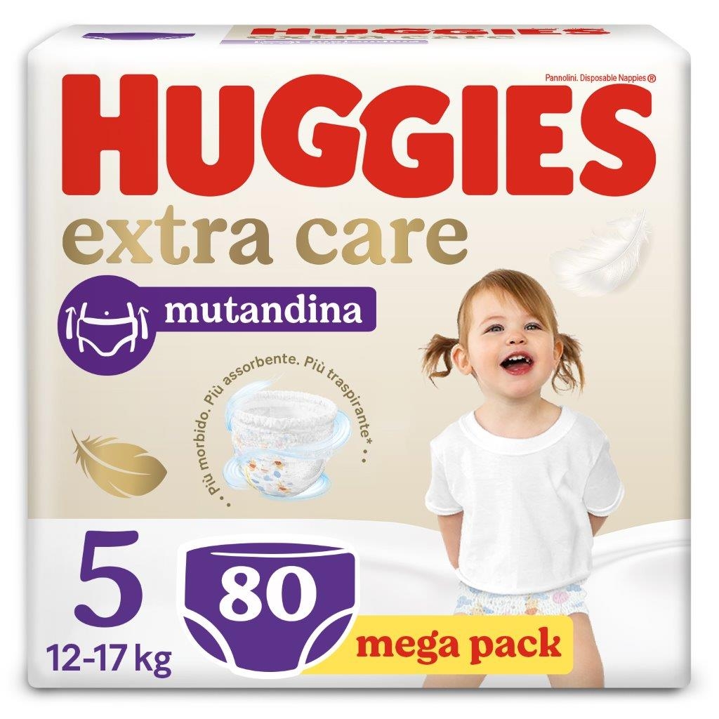 PANNOLINI PAMPERS MUTANDINO tg 5 JUNIOR (12-18kg) 68 pz PACCO SCORTA