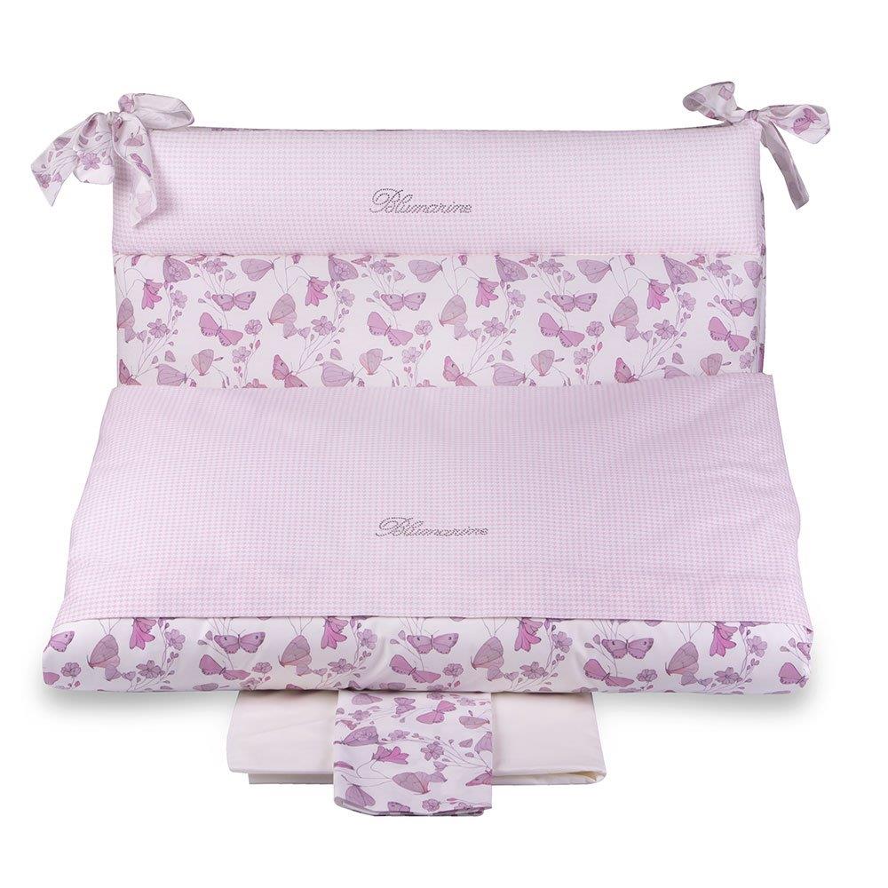 Blumarine Baby Set 5 Pezzi Completo Letto Copripiumino + Paracolpi